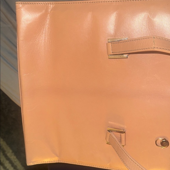 Fendi Tan Leather Bag with optional shoulder strap, silver hardware GUC - Picture 12 of 14